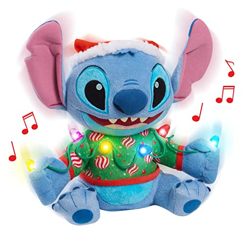 Foto 3 | Peluche Just Play Disney Holiday Lights Stitch-Venta Internacional