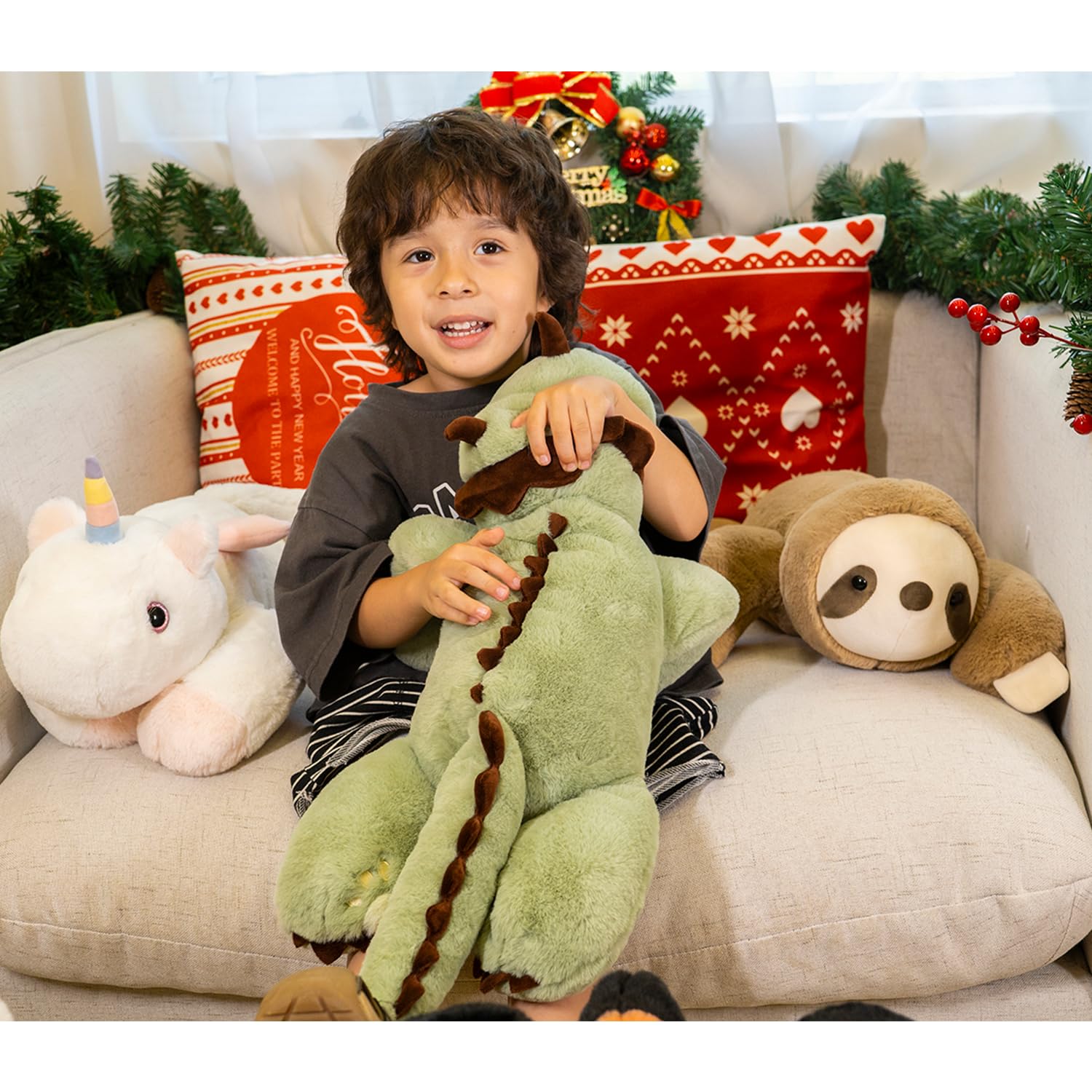 Foto 5 pulgar | Peluche Niuniu Daddy de Dinosaurio-Venta Internacional