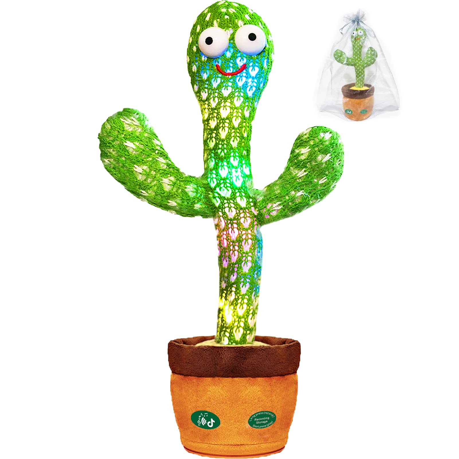 Foto 2 pulgar | Peluche Musical Keculf de Cactus-Venta Internacional