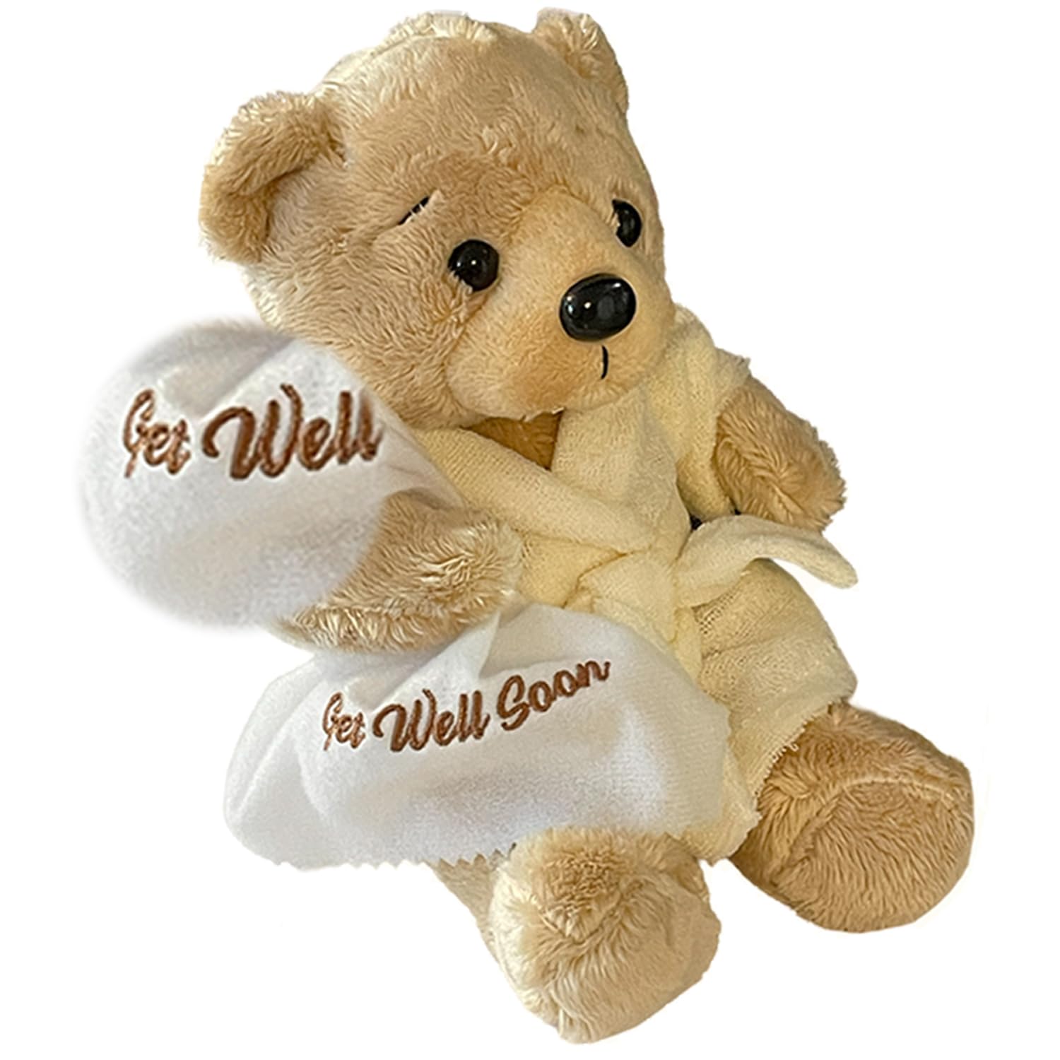 Foto 2 | Oso de Peluche Get Well Soon con Bata y Manta Bordada 23 cm - Venta Internacional