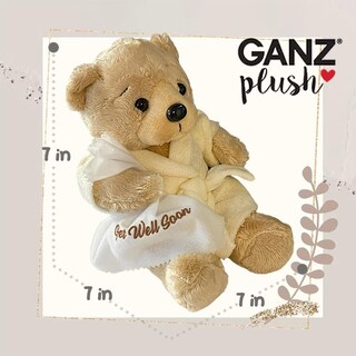 Foto 4 | Oso de Peluche Get Well Soon con Bata y Manta Bordada 23 cm - Venta Internacional