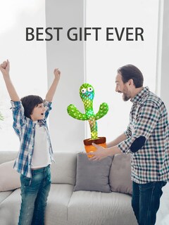 Foto 5 | Juguete de Cactus Parlante y Cantante con Luz LED y 120 Canciones para Bebés - Venta Internacional