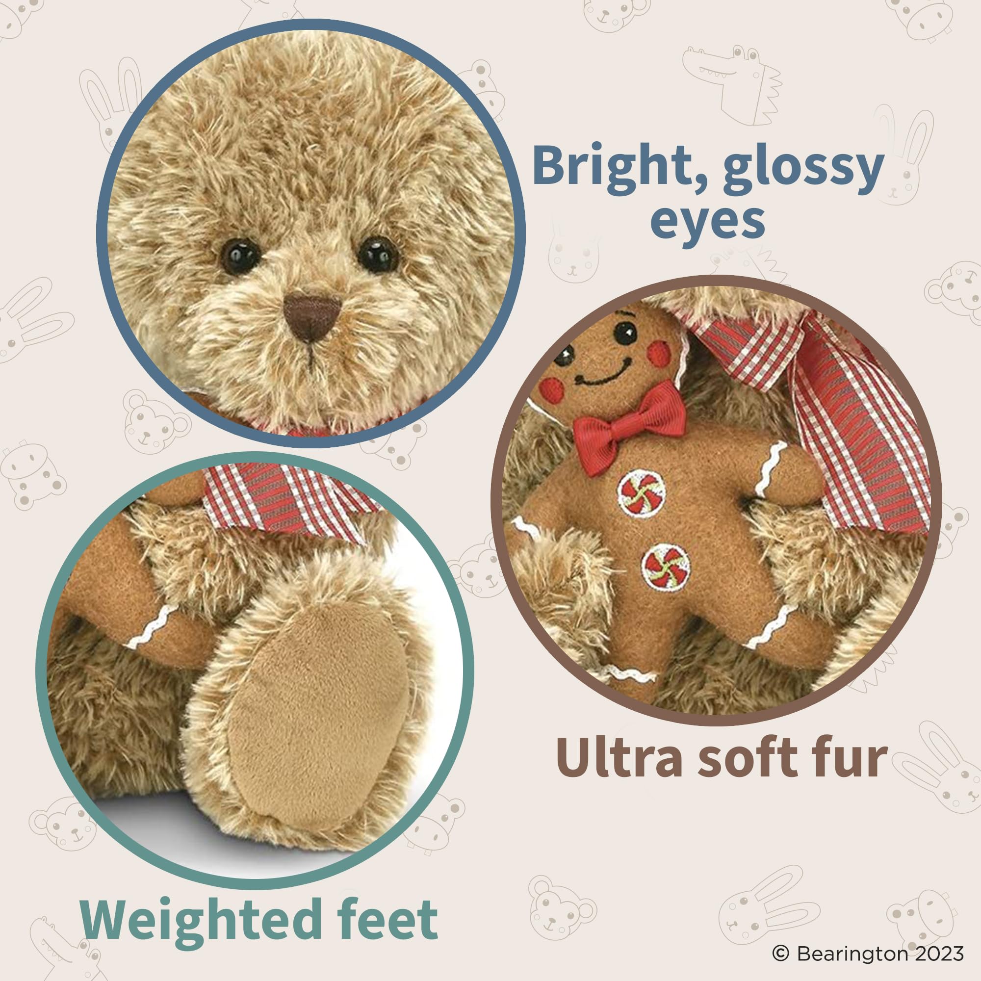 Foto 3 | Oso de Peluche Bearington Ginger & Brad 38 cm - Venta Internacional