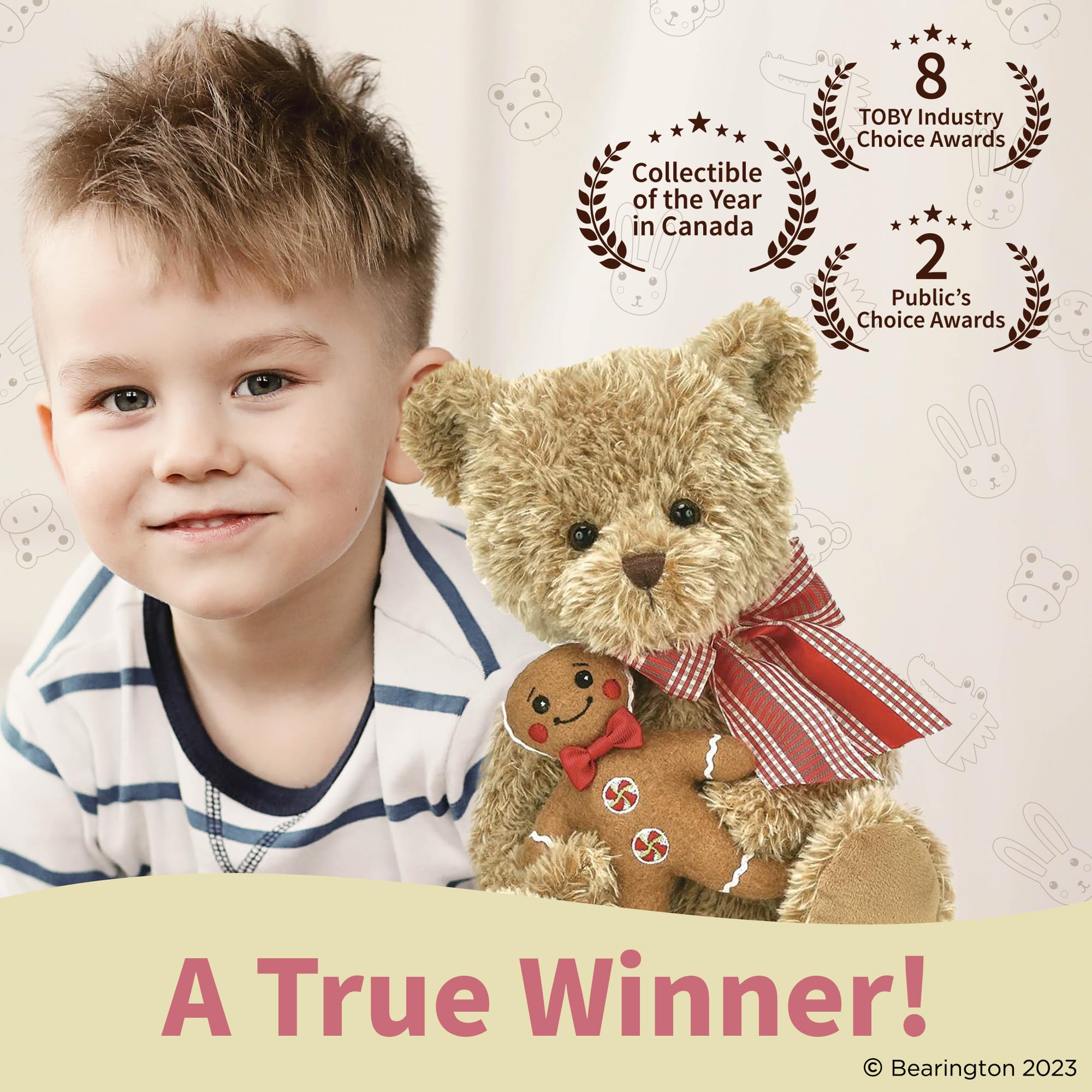 Foto 5 pulgar | Oso de Peluche Bearington Ginger & Brad 38 cm - Venta Internacional