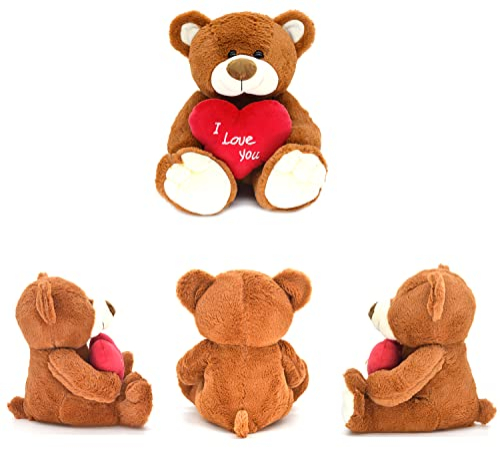 Foto 4 pulgar | Oso de Peluche Hwd Te Amo 25 cm con Relleno de Felpa en Forma de Corazón Rojo - Venta Internacional