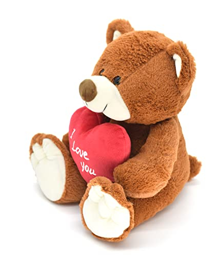 Foto 5 pulgar | Oso de Peluche Hwd Te Amo 25 cm con Relleno de Felpa en Forma de Corazón Rojo - Venta Internacional