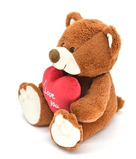 Foto 4 | Oso de Peluche Hwd Te Amo 25 cm con Relleno de Felpa en Forma de Corazón Rojo - Venta Internacional