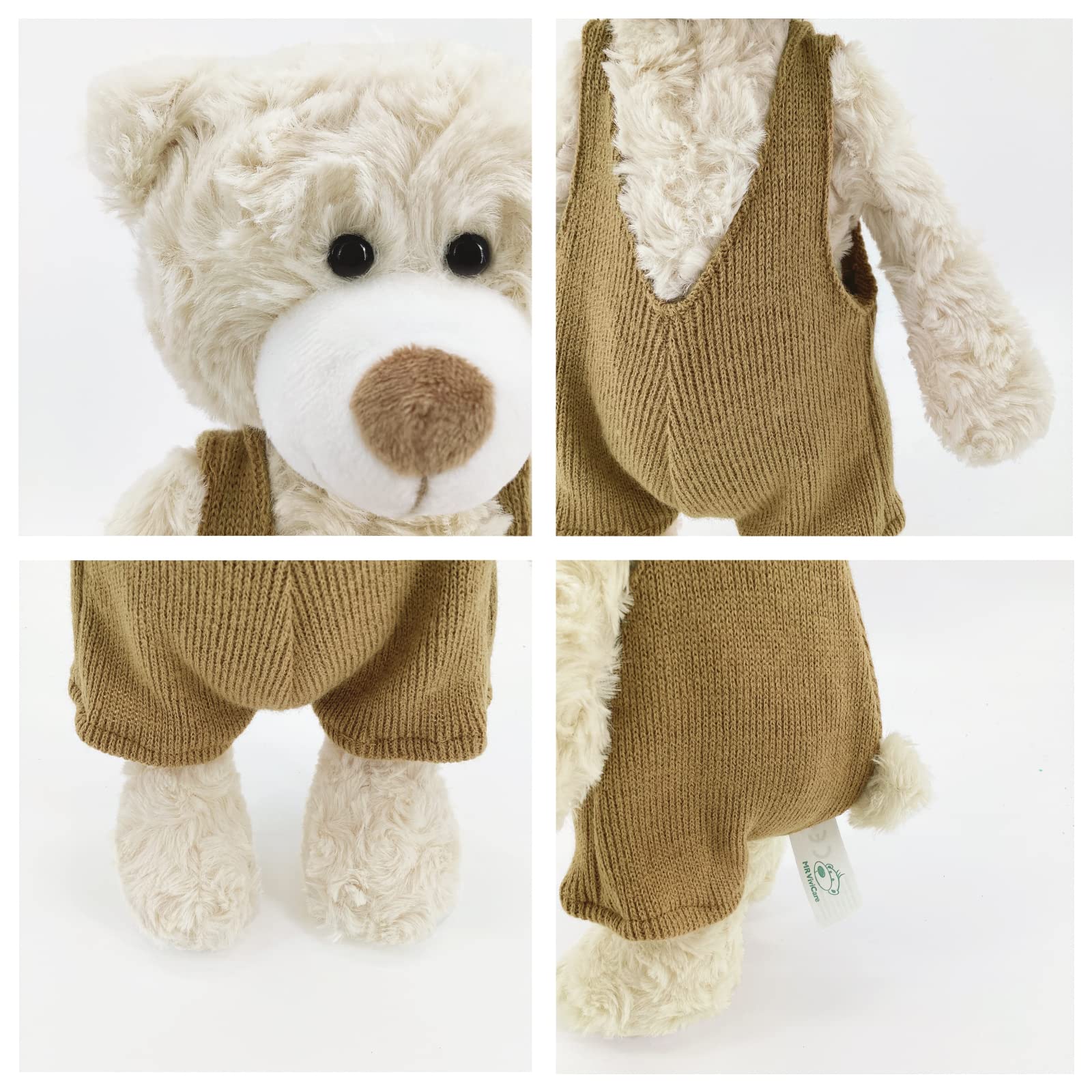 Foto 5 pulgar | Oso de Peluche Mr. Vivicare de 13.5 Pulgadas color Crema Y Beige - Venta Internacional