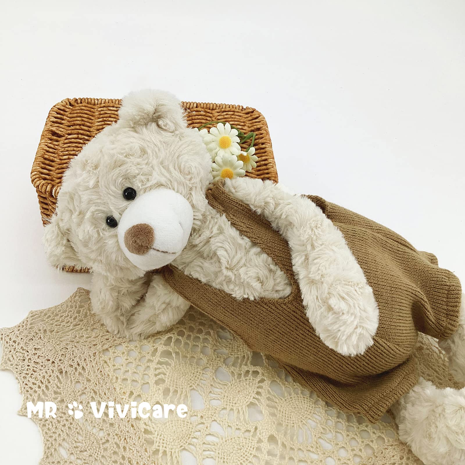 Foto 6 pulgar | Oso de Peluche Mr. Vivicare de 13.5 Pulgadas color Crema Y Beige - Venta Internacional