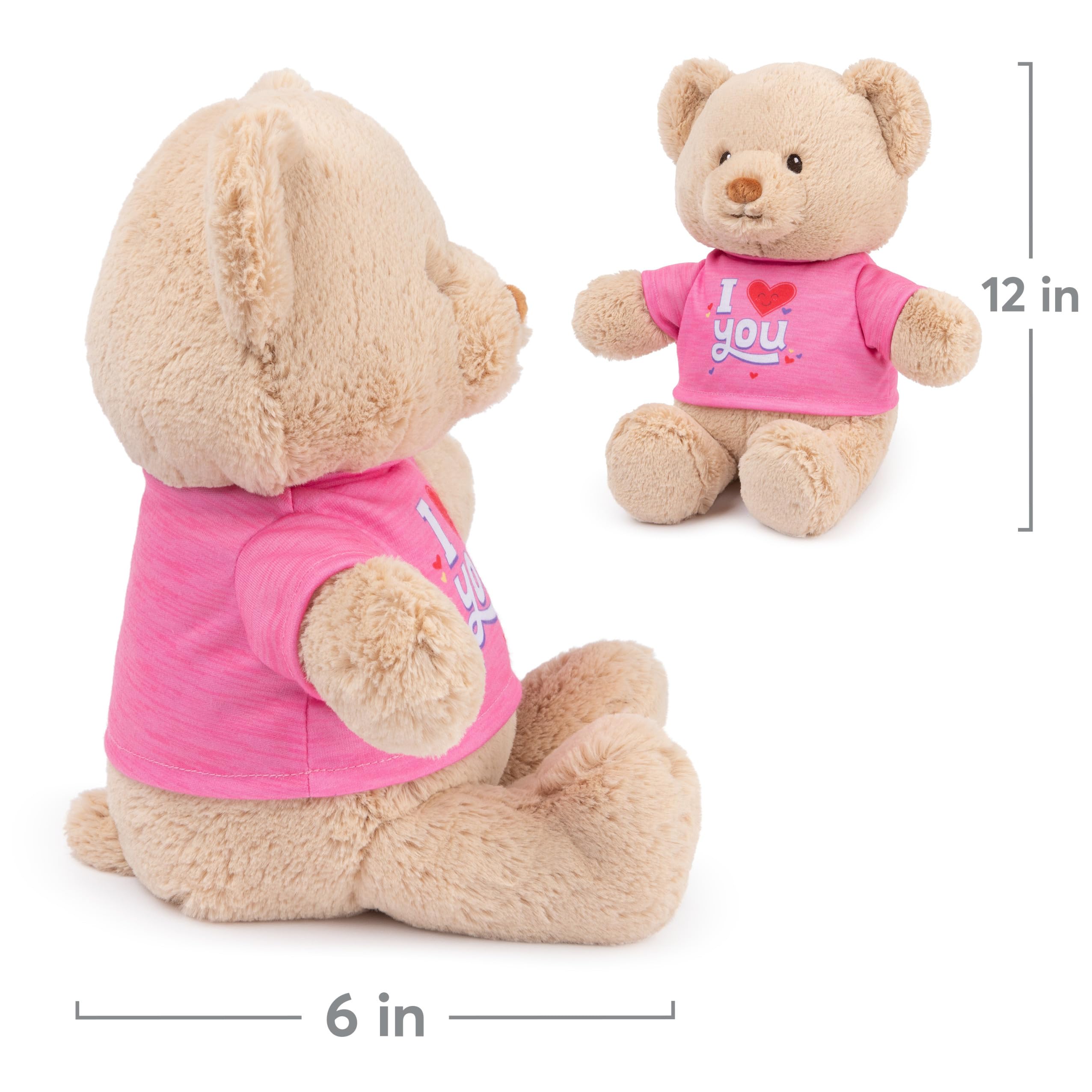 Foto 7 pulgar | Oso de Peluche Gund con Mensaje Sostenible Te Amo 30 cm - Venta Internacional