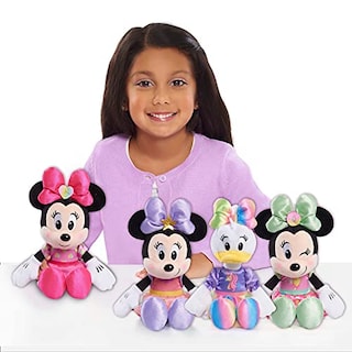 Foto 2 | Puf de Peluche Disney Junior Minnie Mouse de 8 Pulgadas - Venta Internacional