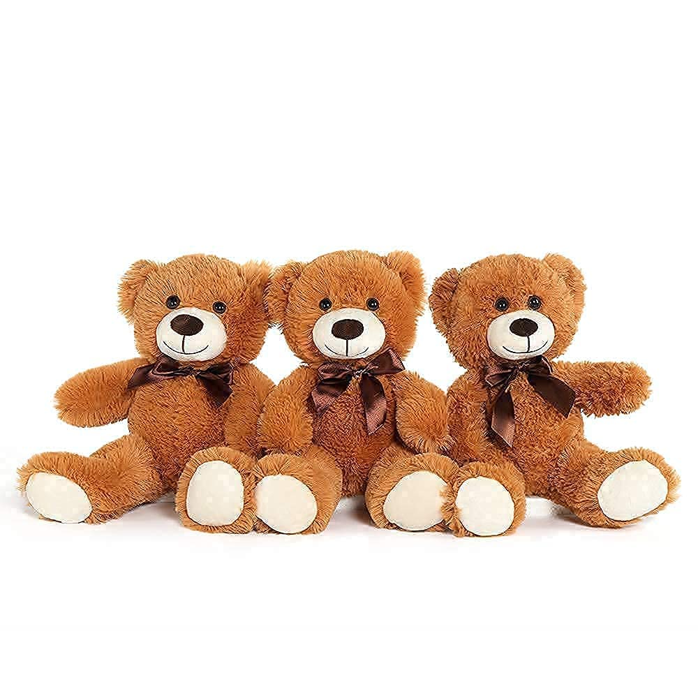 Foto 2 pulgar | Ositos de Peluche MorisMos Marrón Oscuro 3 Piezas - Venta Internacional