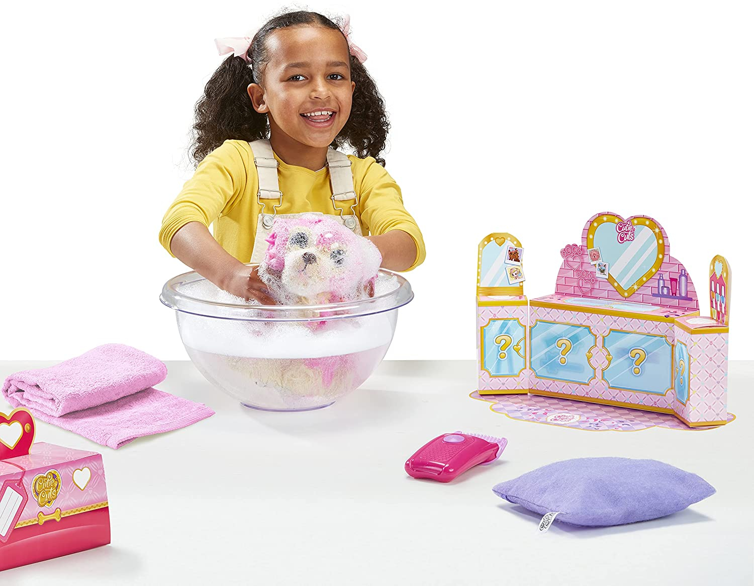 Foto 5 pulgar | Peluche Little Live Scruff-a-luvs Cutie Cuts! Cachorro Rosa - Venta Internacional