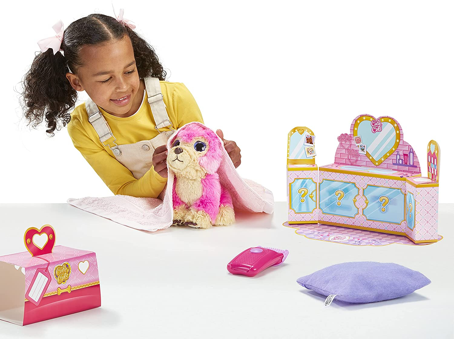 Foto 7 pulgar | Peluche Little Live Scruff-a-luvs Cutie Cuts! Cachorro Rosa - Venta Internacional