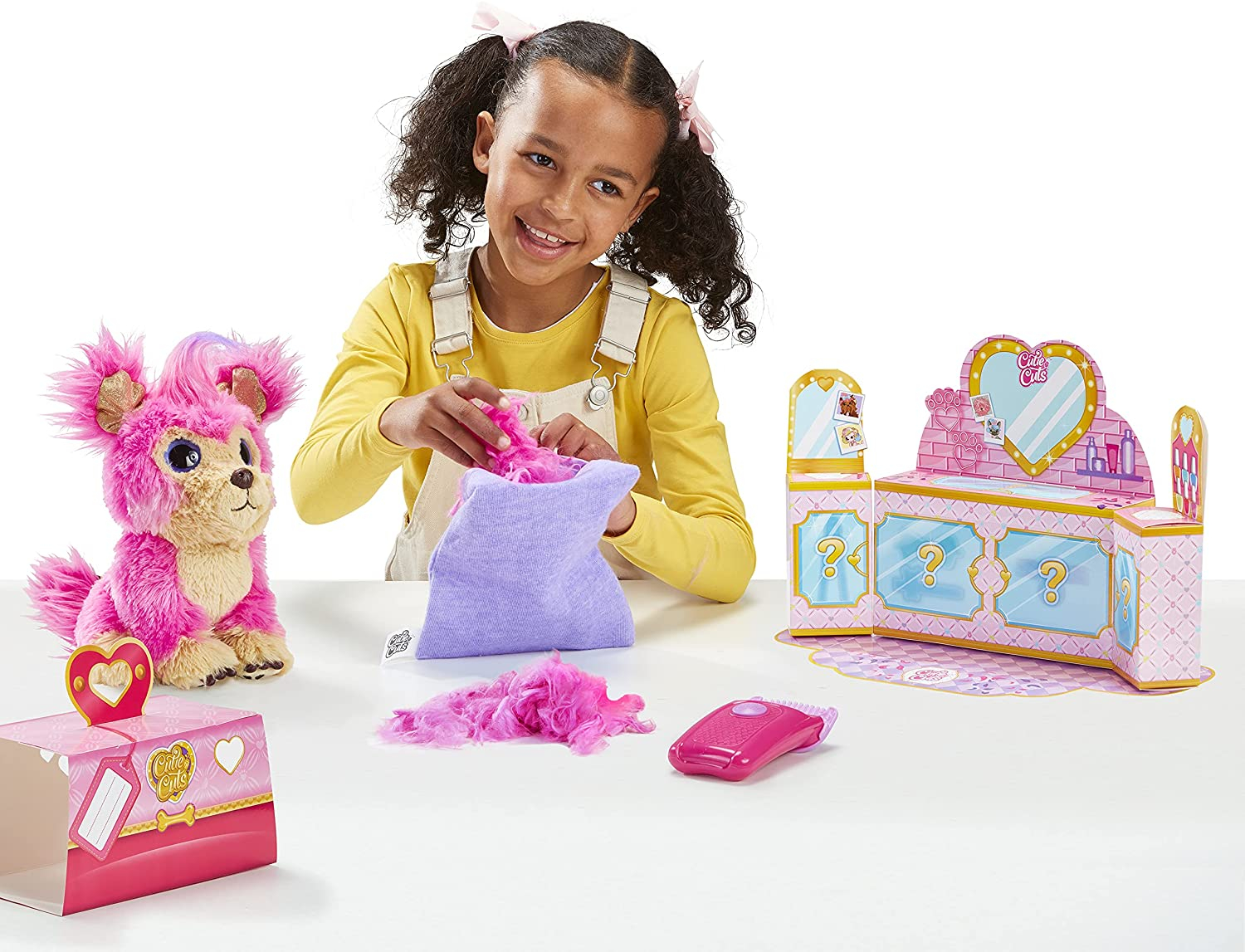 Foto 8 pulgar | Peluche Little Live Scruff-a-luvs Cutie Cuts! Cachorro Rosa - Venta Internacional