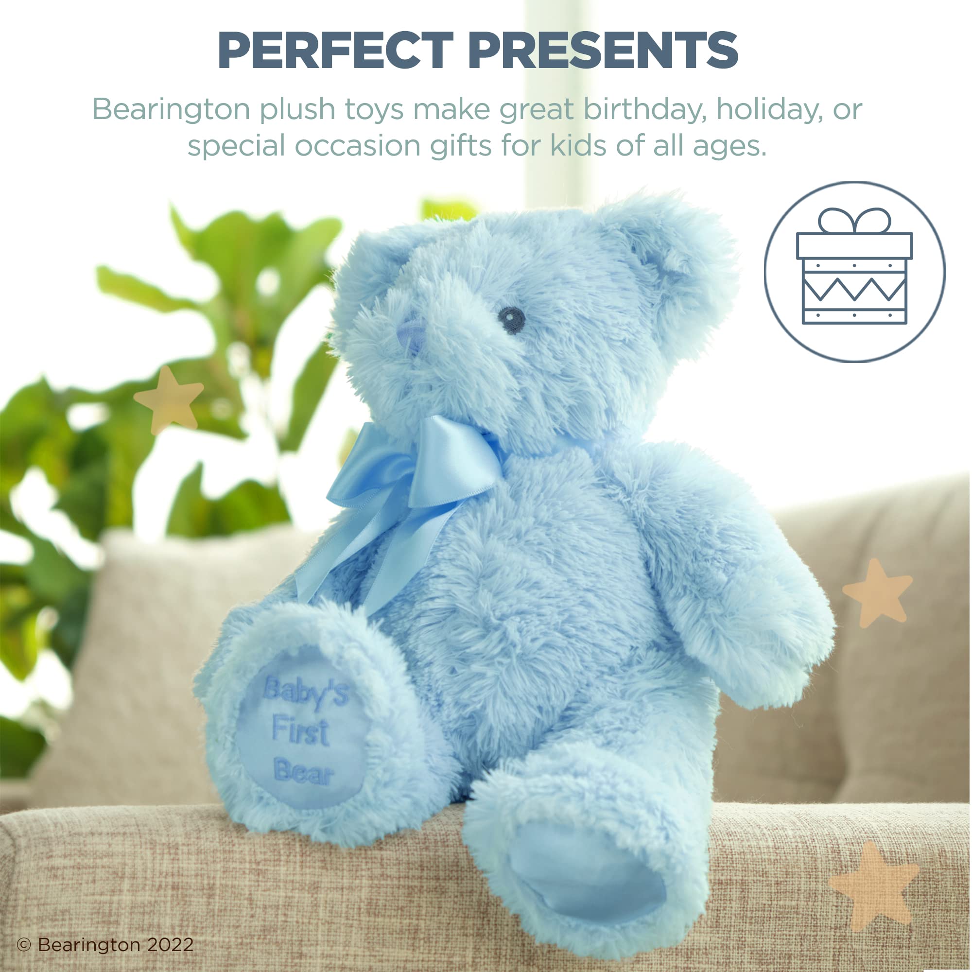 Foto 4 pulgar | Peluche Bearington De Peluche Azul De 30 Cm - Venta Internacional.