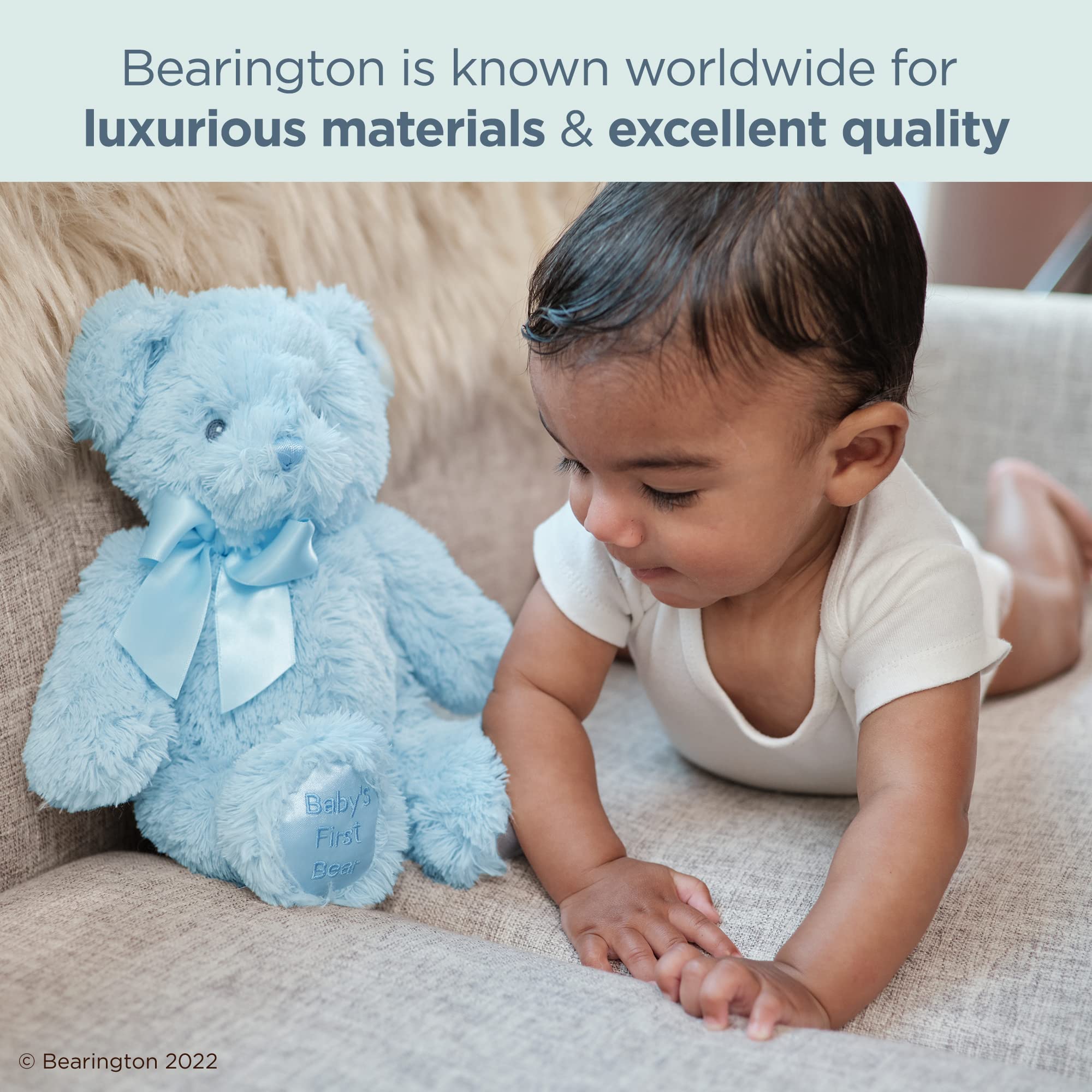Foto 5 pulgar | Peluche Bearington De Peluche Azul De 30 Cm - Venta Internacional.