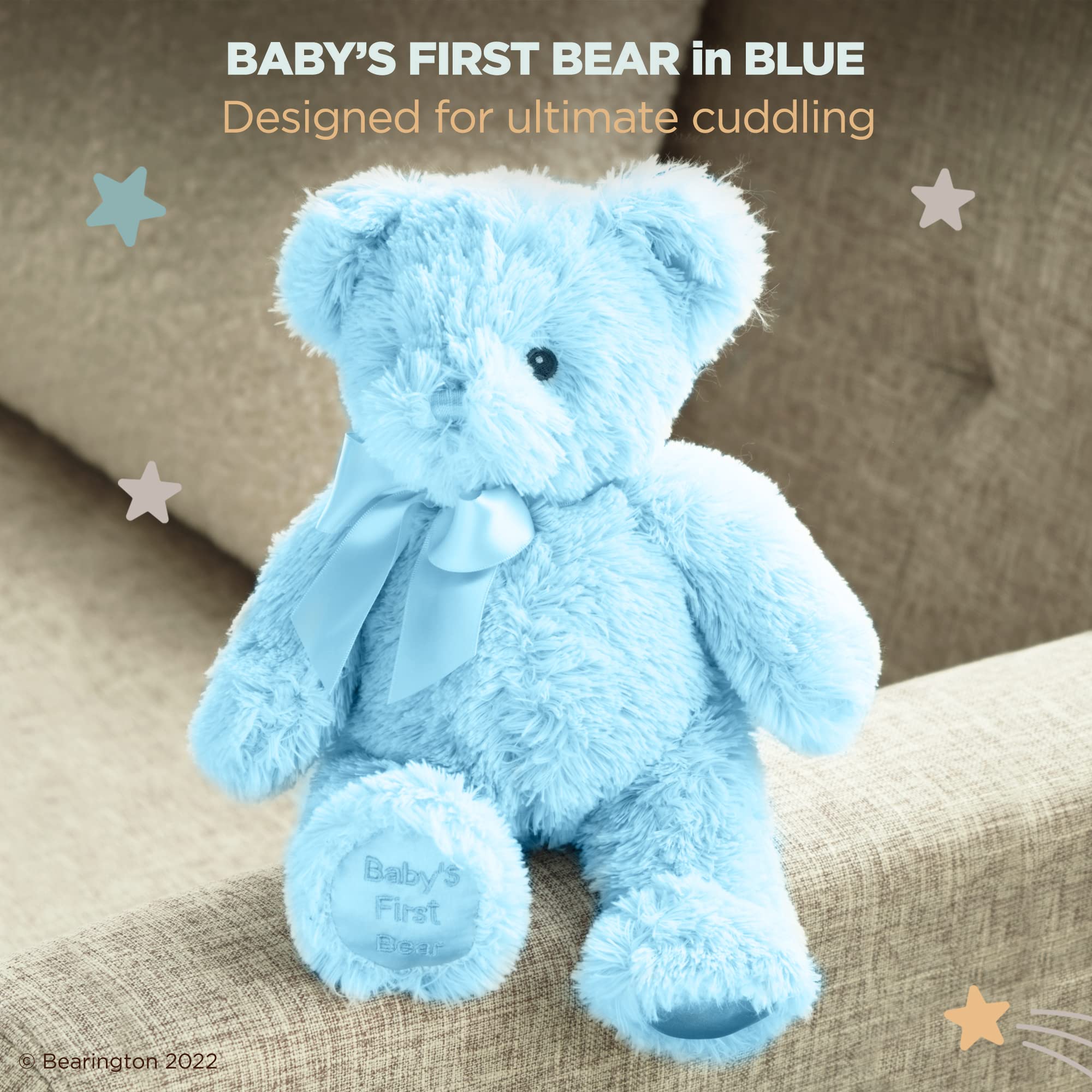 Foto 6 pulgar | Peluche Bearington De Peluche Azul De 30 Cm - Venta Internacional.