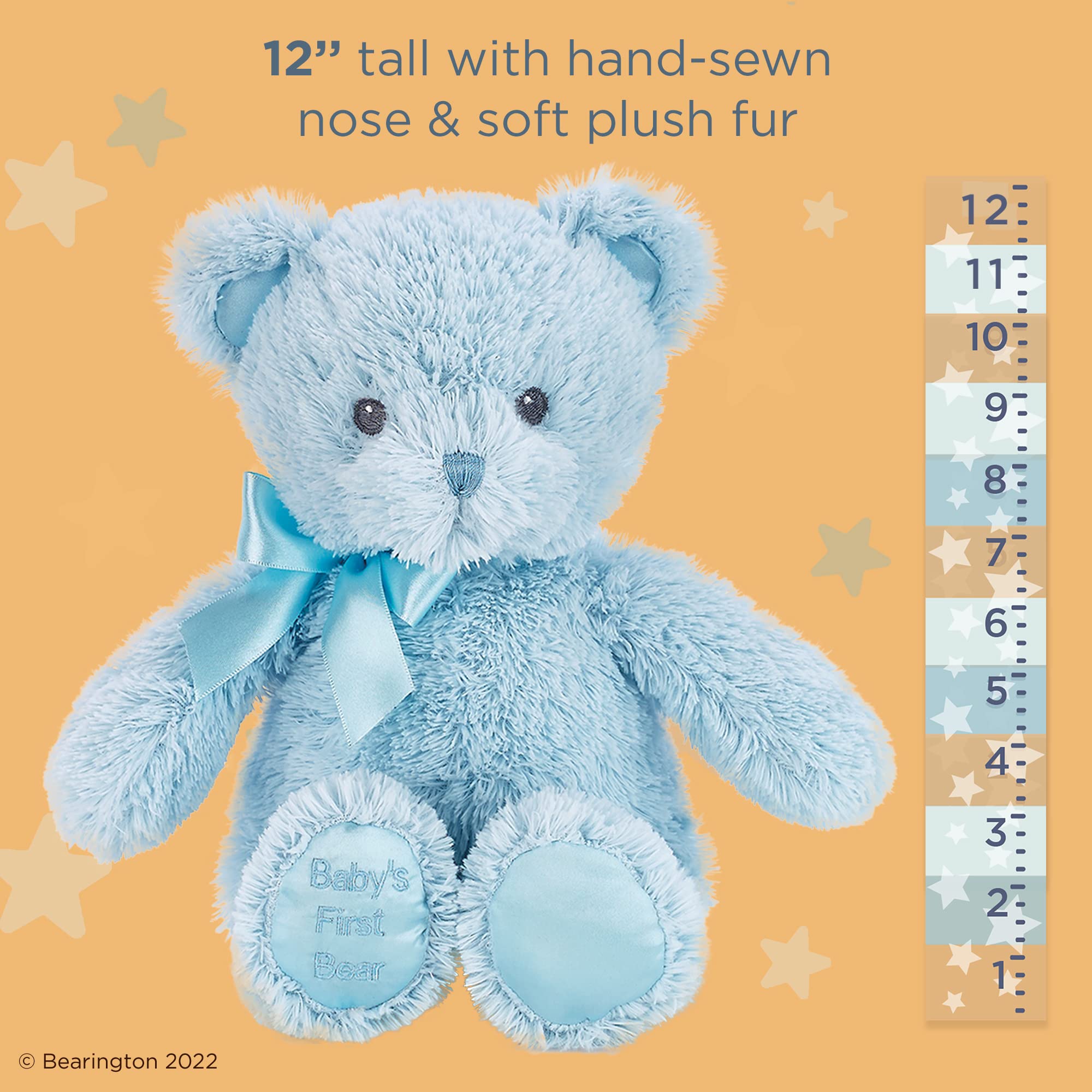 Foto 7 pulgar | Peluche Bearington De Peluche Azul De 30 Cm - Venta Internacional.