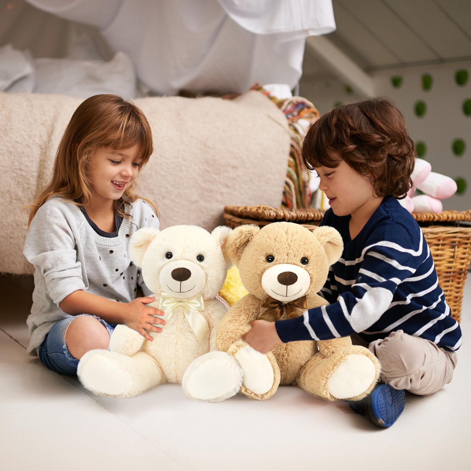 Foto 4 pulgar | Peluche con Forma de Oso MorisMos de 55 cm para Niños - Venta Internacional