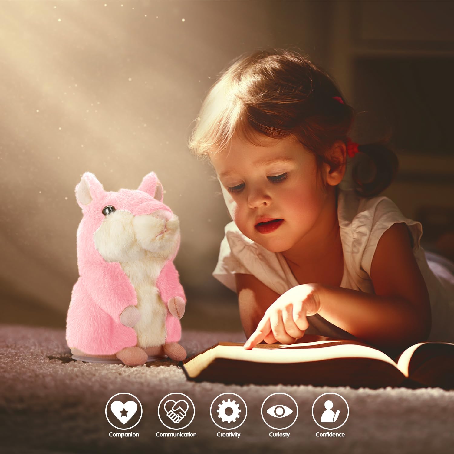 Foto 3 | Hámster Parlante Sanjoin Rosa  - Venta Internacional