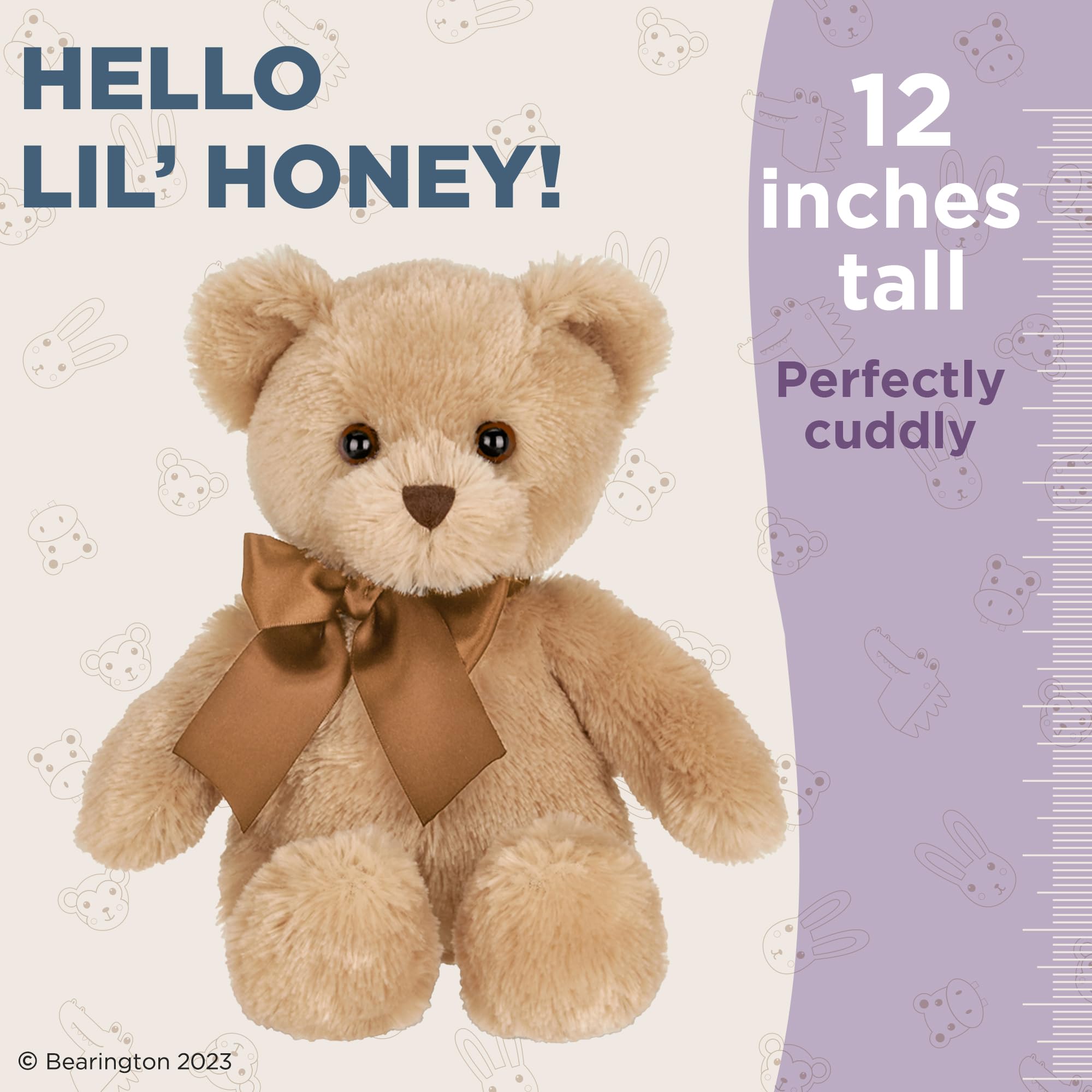Foto 3 pulgar | Oso de Peluche Bearington Lil' Honey 30 cm Marrón - Venta Internacional