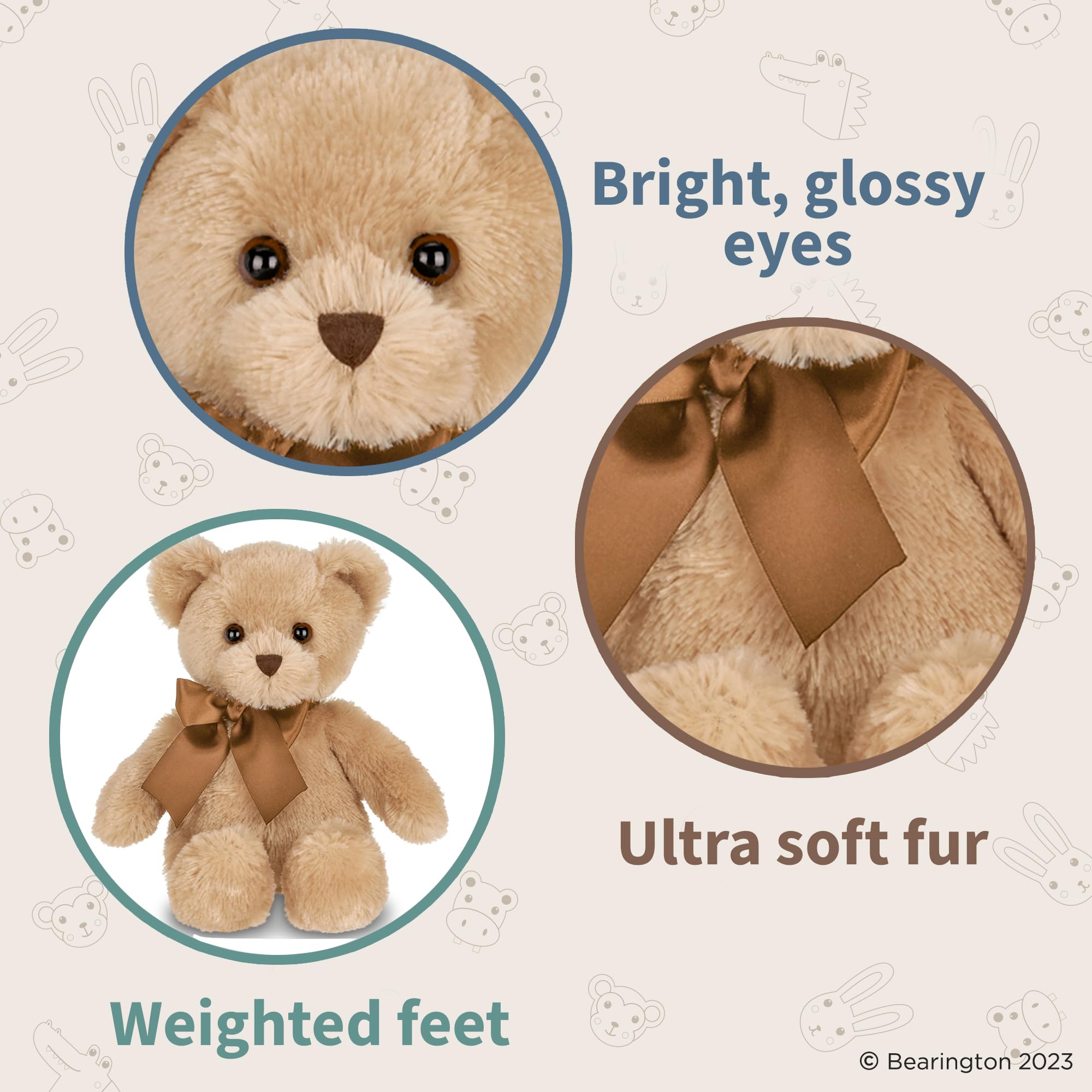 Foto 5 pulgar | Oso de Peluche Bearington Lil' Honey 30 cm Marrón - Venta Internacional