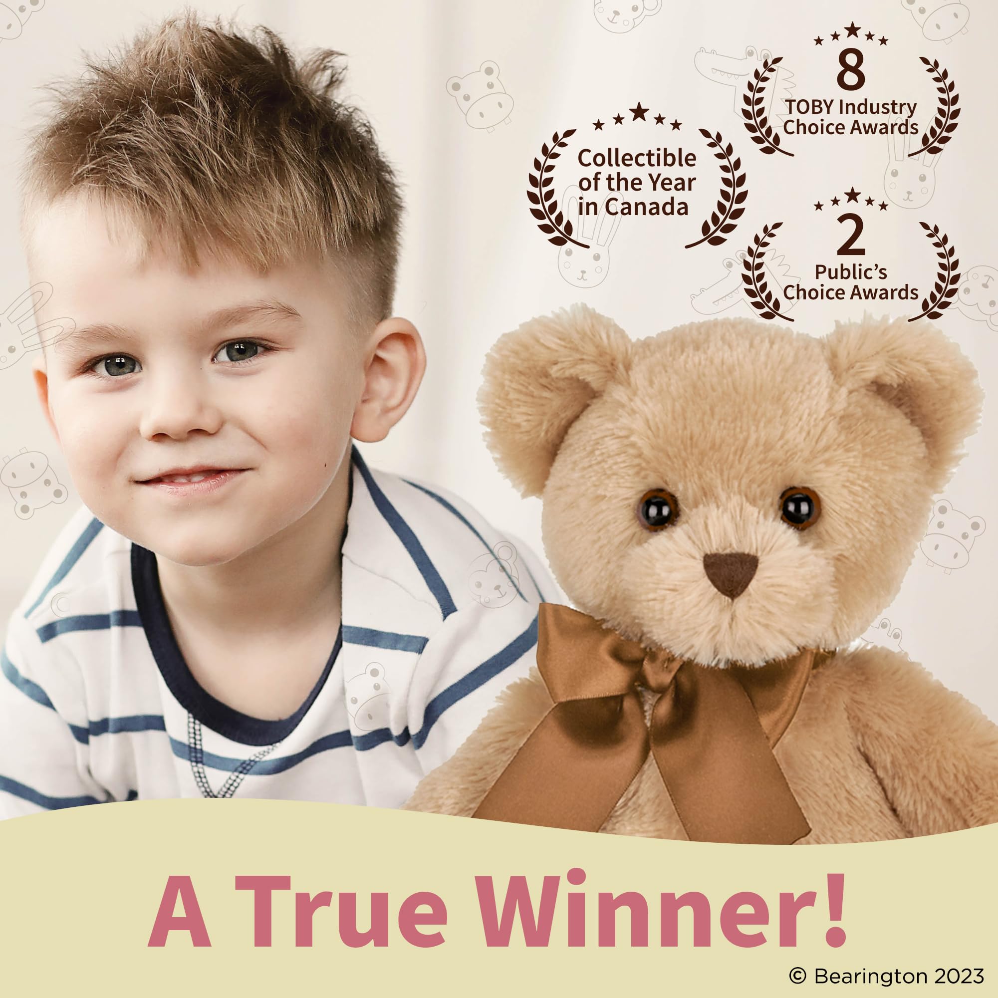 Foto 6 pulgar | Oso de Peluche Bearington Lil' Honey 30 cm Marrón - Venta Internacional