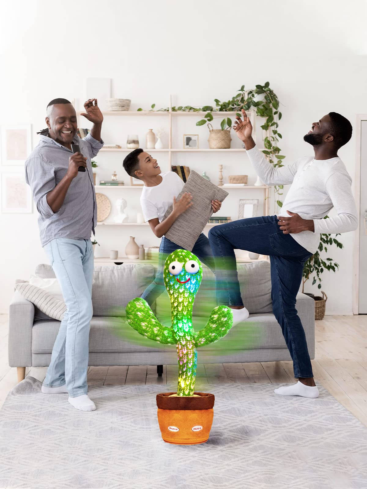 Foto 7 pulgar | Cactus Bailarín y Parlante con 120 Canciones en Inglés Juguete Interactivo para Niños - Venta Internacional