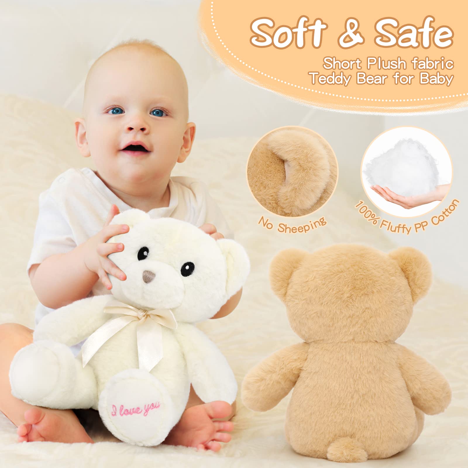 Foto 8 pulgar | Oso De Peluche Morismos I Love You De 30 Cm, Paquete De 2 - Venta Internacional.