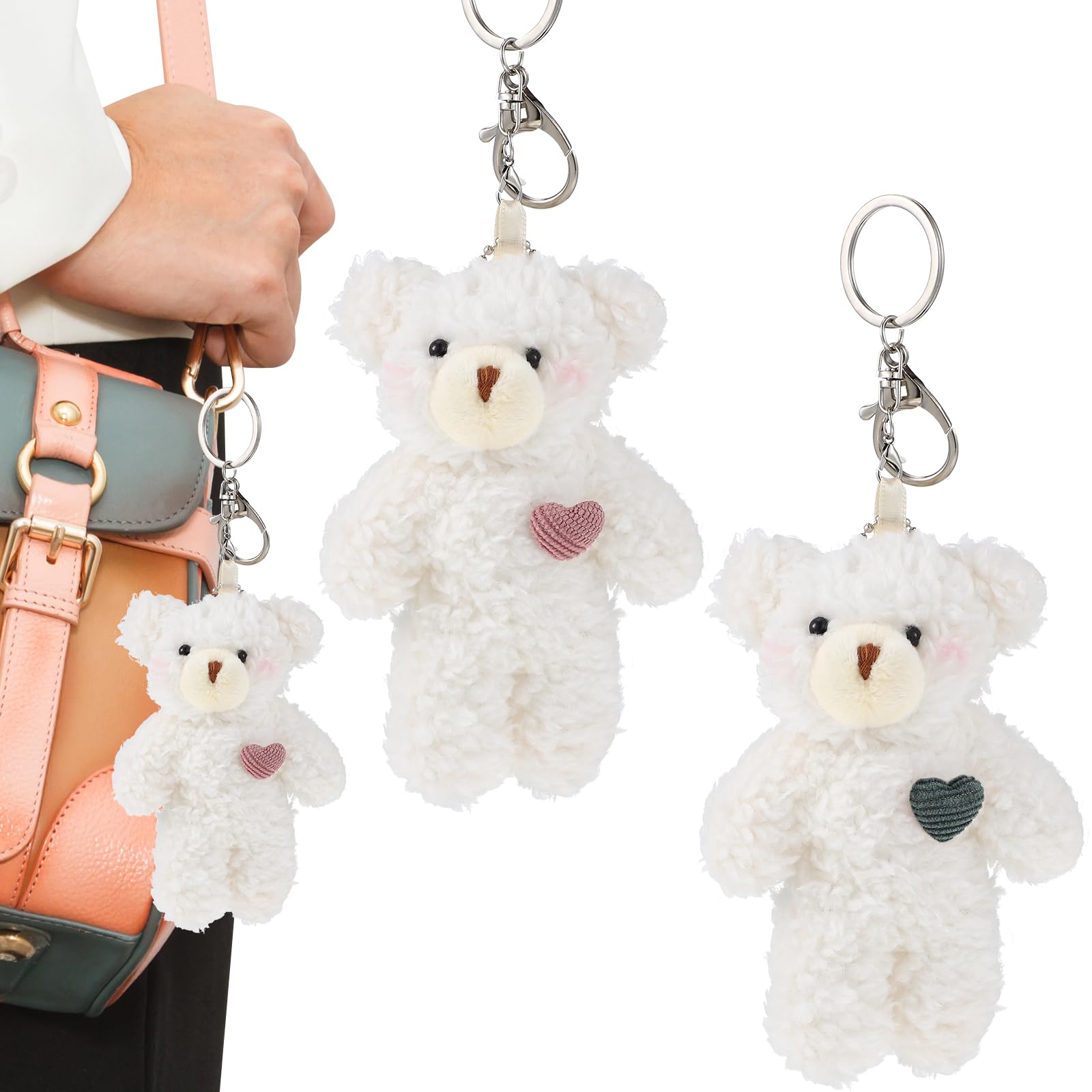 Foto 3 pulgar | Llavero con Forma de Oso De Peluche Nuobesty - Venta Internacional
