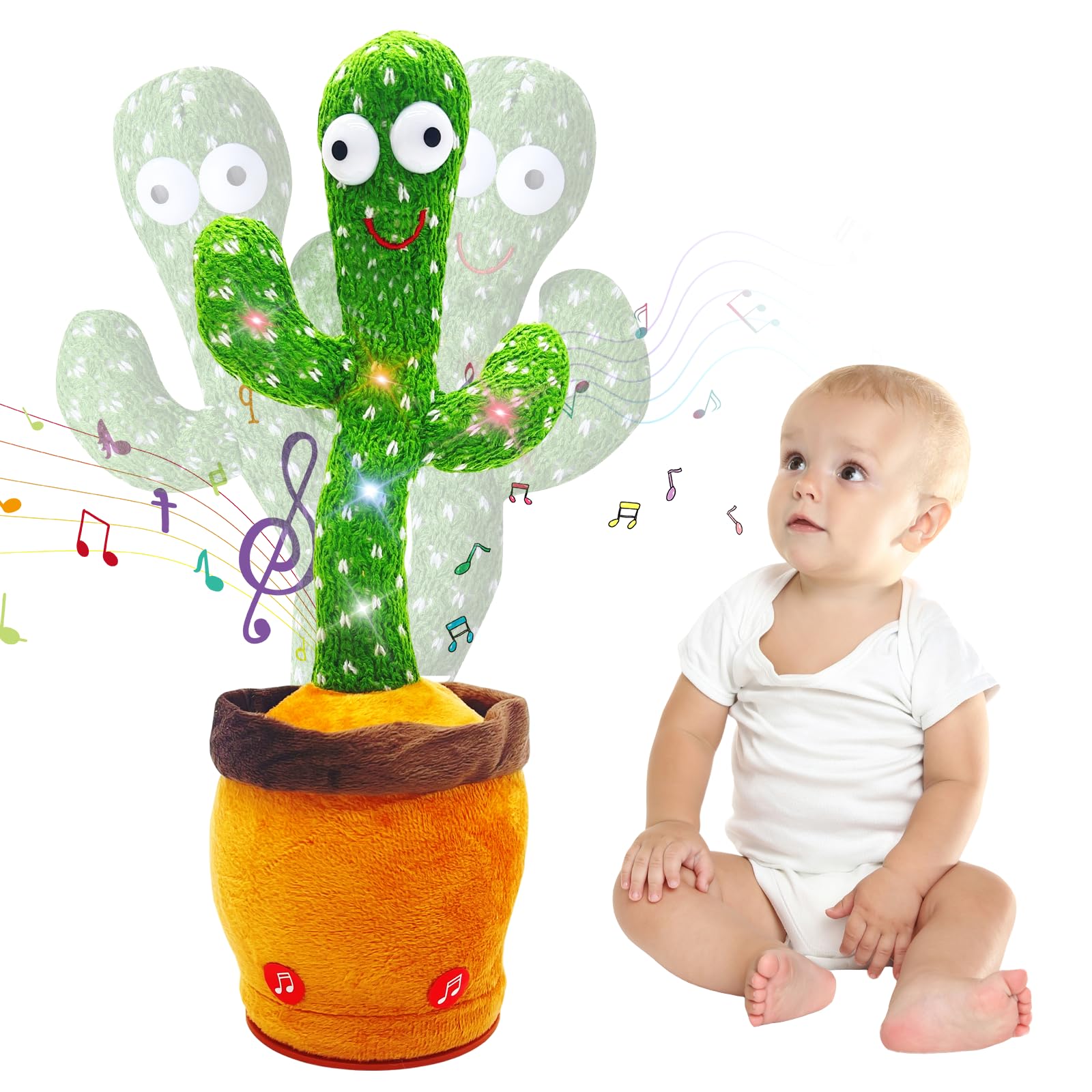 Foto 2 pulgar | Juguete de Cactus Dancing Talking Sanjoin para Bebé - Venta Internacional