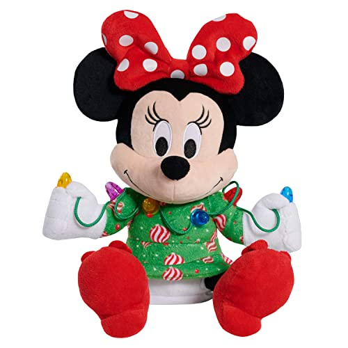 Peluche Just Play Disney Holiday Minnie - Venta Internacional