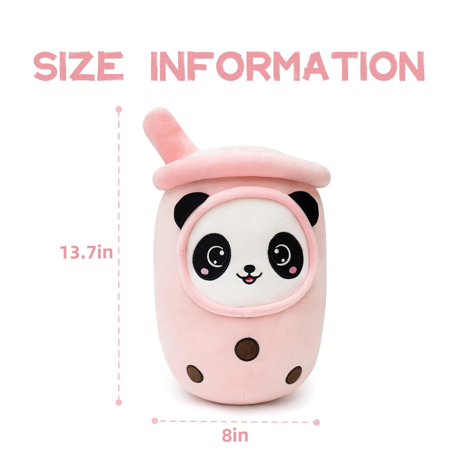 Foto 3 pulgar | Peluche Niuniu Daddy Boba Panda Face Bubble Tea 35 Cm - Venta Internacional.