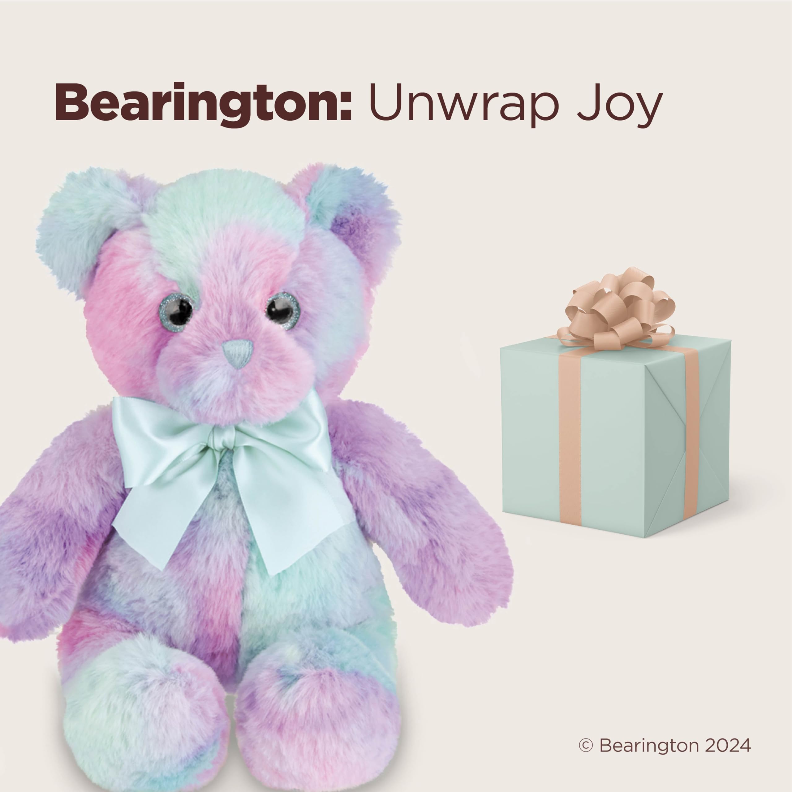 Foto 6 pulgar | Oso de Peluche Bearington Rainbow Lil Gem 30 cm - Venta Internacional