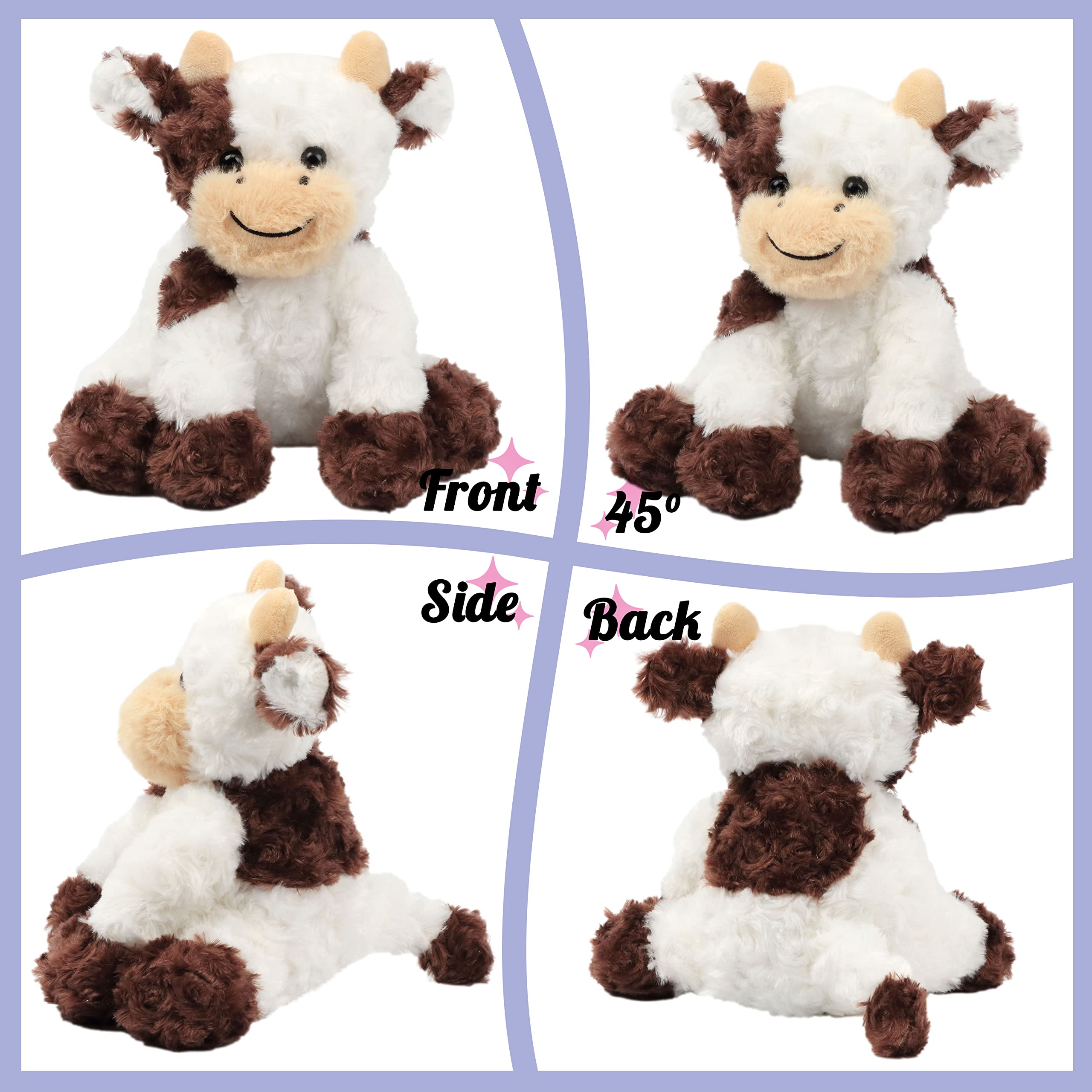 Foto 4 pulgar | Peluche Hopearl con Forma de Vaca 23 Cm - Venta Internacional