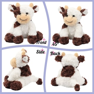 Foto 3 | Peluche Hopearl con Forma de Vaca 23 Cm - Venta Internacional