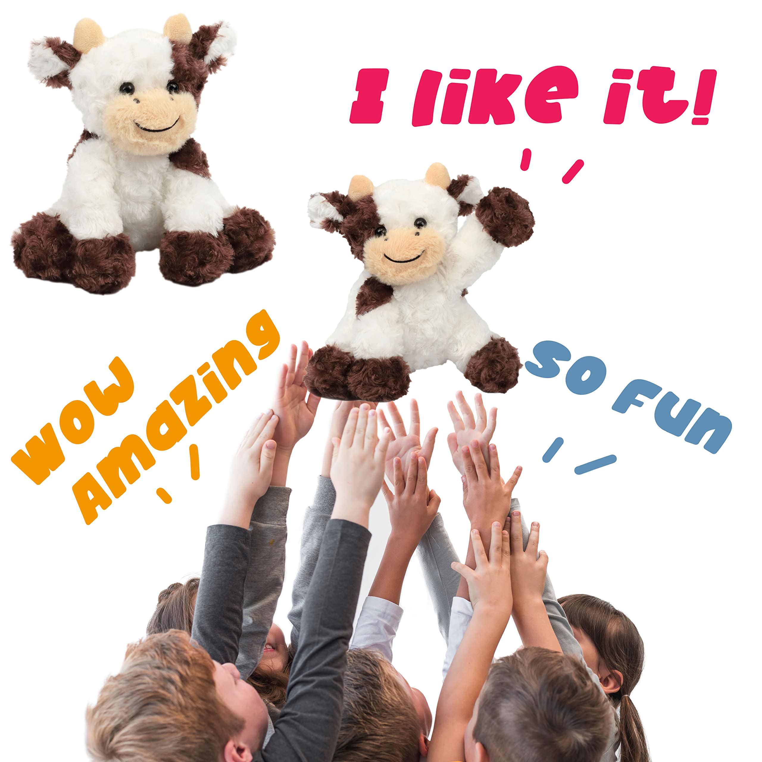 Foto 6 pulgar | Peluche Hopearl con Forma de Vaca 23 Cm - Venta Internacional