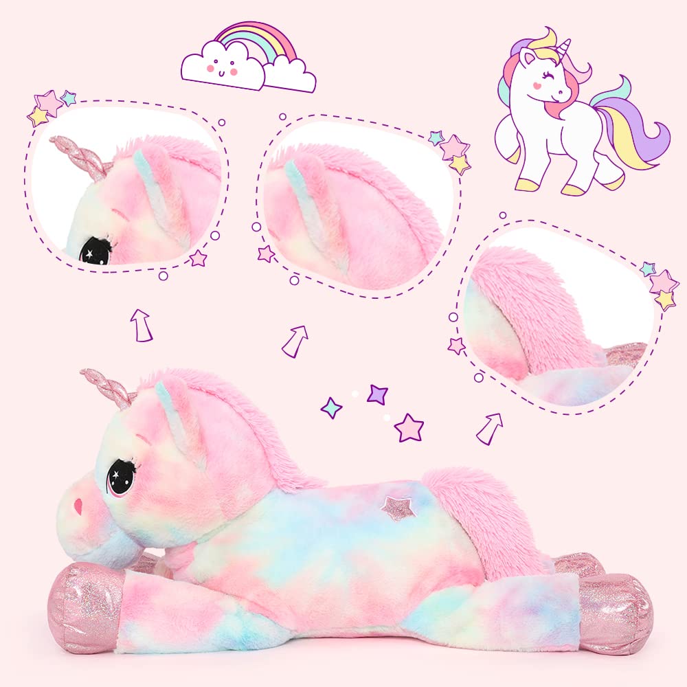 Foto 3 | Peluche Tezituor con Forma de Unicornio Gigante 110 cm - Venta Internacional