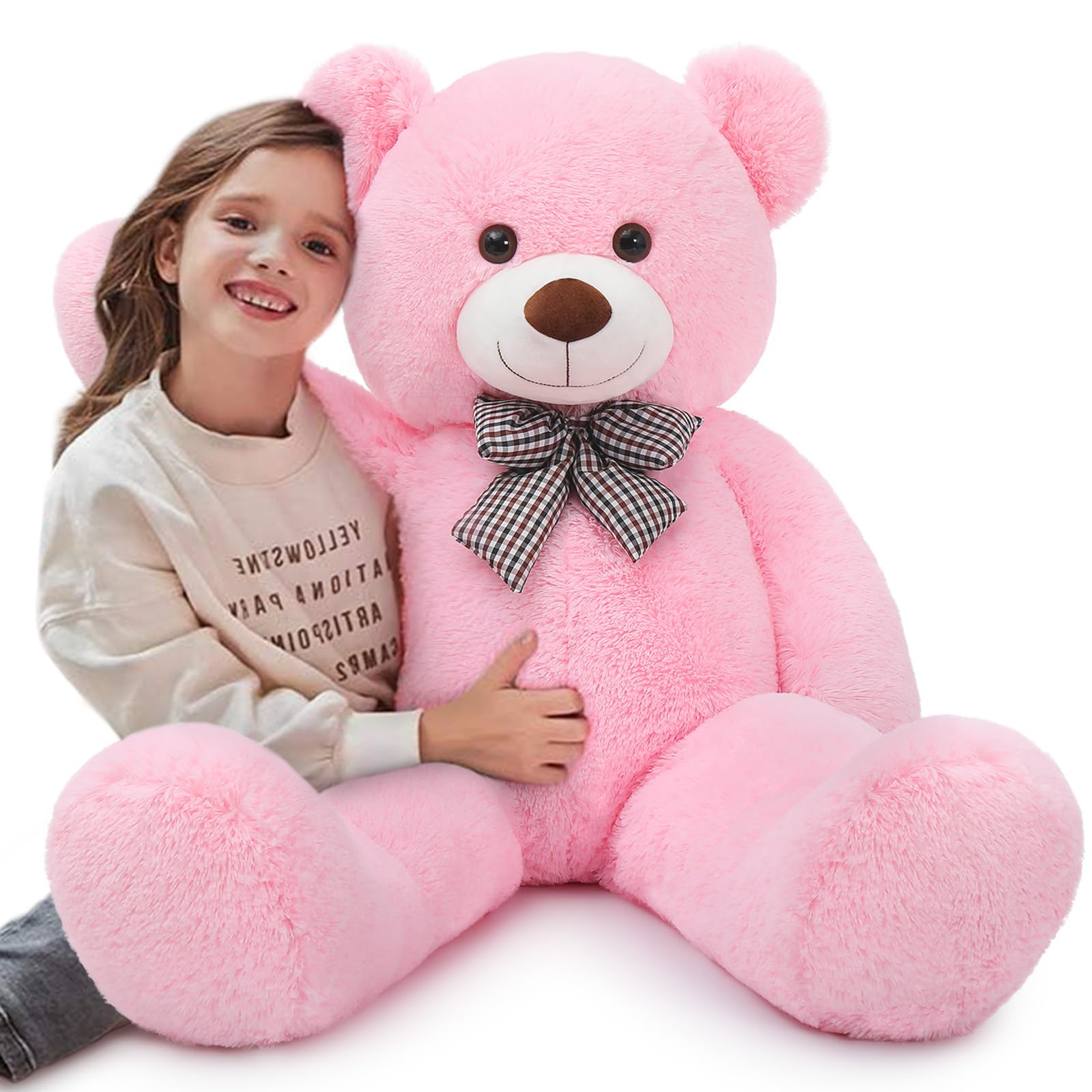 Foto 6 pulgar | Peluche MaoGolan Rosa 120 cm para Niños - Venta Internacional