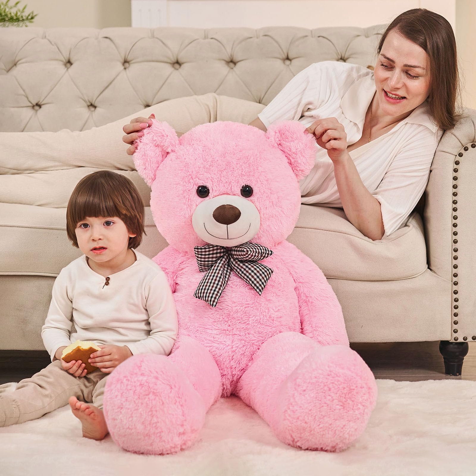 Foto 7 pulgar | Peluche MaoGolan Rosa 120 cm para Niños - Venta Internacional