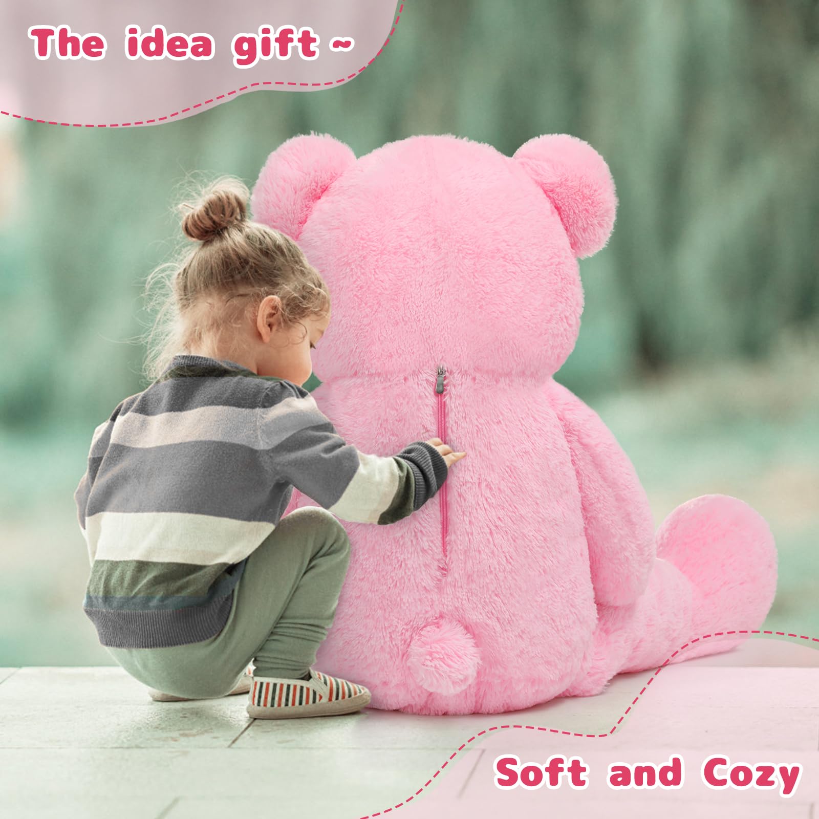 Foto 7 | Peluche MaoGolan Rosa 120 cm para Niños - Venta Internacional