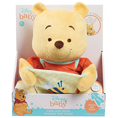 Foto 7 pulgar | Peluche Just Play Disney Baby Hide-and-seek Winnie The Poo - Venta Internacional