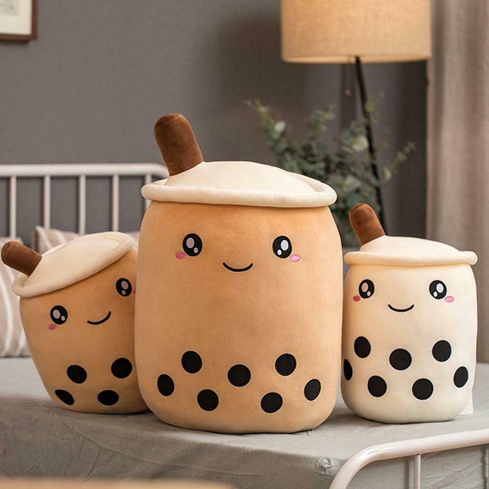 Foto 3 | Almohada de Felpa Vhyhcy Bonita Taza De Té Con Leche Y Rellena De Boba Bubbles - Venta Internacional