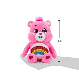 Foto 2 | Peluche Care Bears Cheer Bear Glitter Belly 23 Cm - Venta Internacional