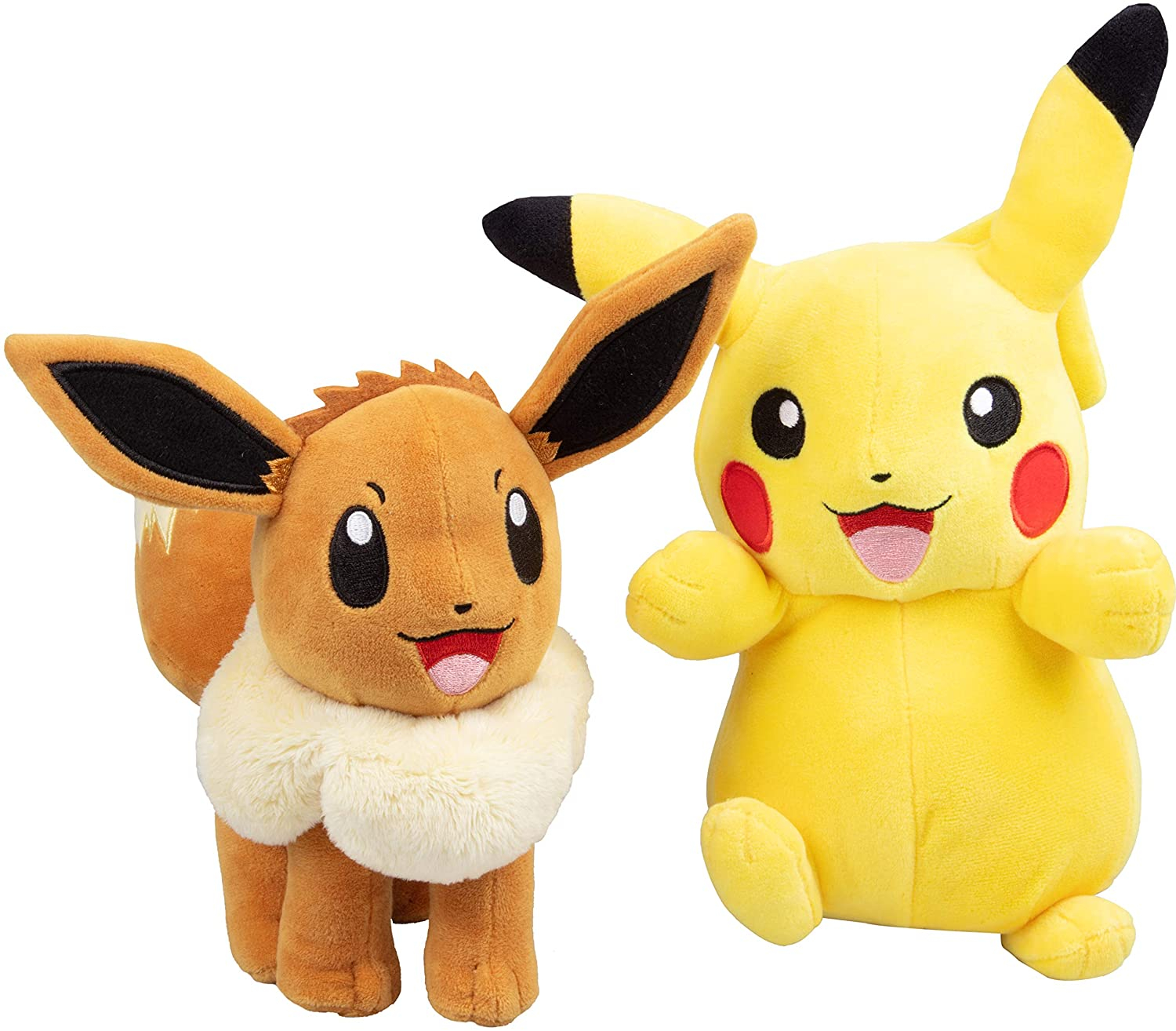 Foto 2 pulgar | Peluches Pokémon de Eevee y Pikachu-Venta Internacional