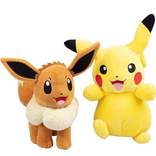 Foto 8 pulgar | Peluches Pokémon de Eevee y Pikachu-Venta Internacional