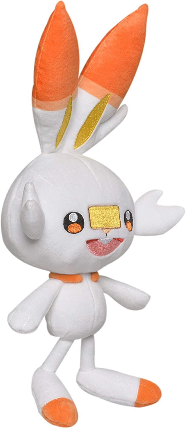 Foto 4 pulgar | Peluche Pokémon Espada Y Escudo Oficial 8'' Scorbunny - Venta Internacional