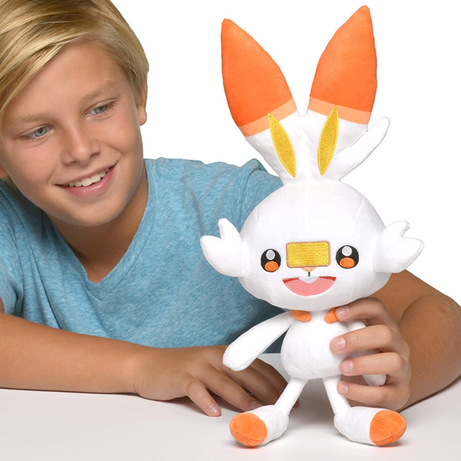 Foto 5 pulgar | Peluche Pokémon Espada Y Escudo Oficial 8'' Scorbunny - Venta Internacional