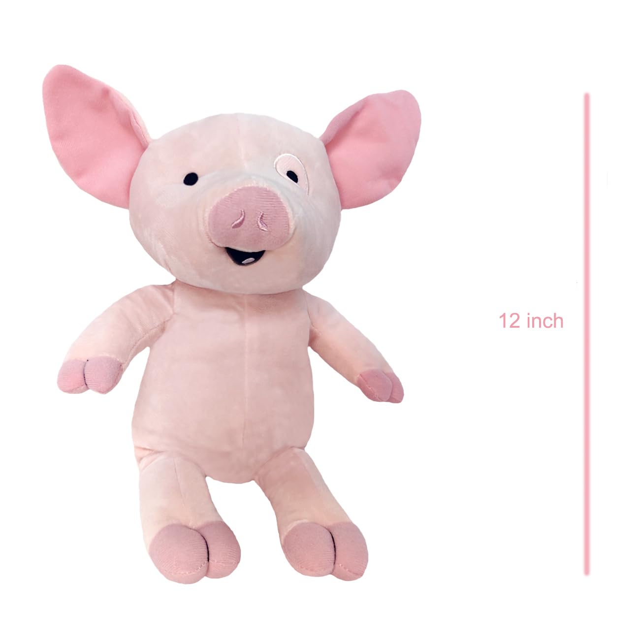 Foto 5 pulgar | Peluche con Personajes de Ratón Y Cerdo 25 cm - Venta Internacional